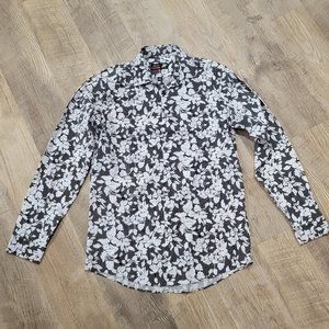 Men's Slim Fit Stretchy Button Down Dress Shirt